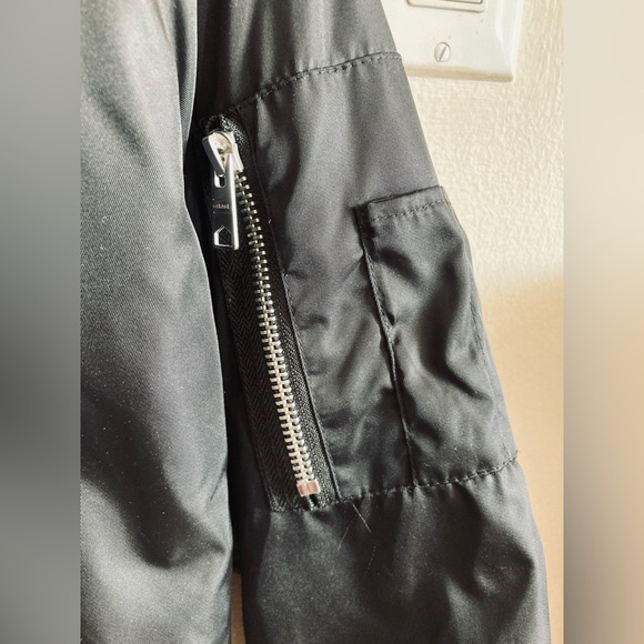 GARAGE - Women’s lightweight BOMBER JACKET - Black - BRAND NEW! - Small - Picture 5 of 6